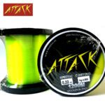 Fir monofilament Attack Special Casting Yellow Fluo 0.20-0.35 mm 1200 m
