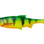 Shad 3D River Roach 8Cm/5G Firetiger 4Buc/Pl