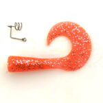 Coada De Schimb Pt. Wolf Tail Jr. Orange Glitter