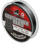 FIR TEXTIL CROSSPOWER 8X DARK GREY 015MM/9,0KG/300M