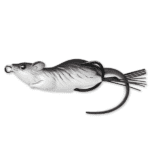 Hollow Body Mouse Walking Bait 7Cm/14G Black/White