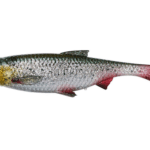Shad 3D River Roach 8Cm/5G Green Silver 4Buc/Pl