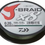 XX FIR DAIWA J-BRAID X8 VERDE 020MM/13KG/300M