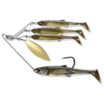 BAITBALL SPINNER RIG MEDIUM/14G PURPLE 853 DARK AMBER/GOLD