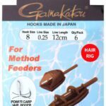 Mont.Method Hair Pchr Nr.8/0.25Mm/12Cm 6Buc/Pl