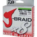 XX FIR DAIWA J-BRAID X8 CHARTREUSE 013MM/8,0KG/300M