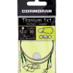 STRUNA TITANIUM CU VARTEJ SI AGRAFA 20CM/12KG 2BUC/PL