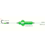 MONT.MADCAT SCREAMING RIVER WORM&SQUID 100MM/2X10/0/180CM/60G
