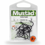 Carlige Mustad Crap Negru Ni  Nr.6 10 Buc/Plic
