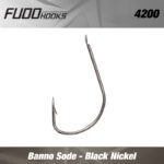 Carlige Fudo Banno Sode Black Nickel Nr.16 17buc/plic