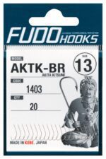 Carlige Fudo Akita Kitsune Black Nickel  Nr.16 19buc/plic - imagine 3