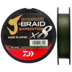 Fir Textil Daiwa J-Braid Expedition X8 PE Green  0.16 mm 150 m