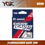 Fir Fluorocarbon YGK N980 G-Soul HI-Grade Shore Leader 30m : Marime - size 3