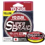 Fir textil Superbraid Yo-Zuri 135m Yellow / Blue : Grosime - 30Lbs (0.28mm)