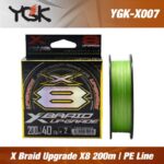 Fir Textil YGK X Braid Upgrade X8 200m PE Line : Marime - size 1.5 - 0.209mm - imagine 2