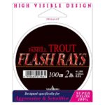 Fir Yamatoyo Famell Trout Flash Rays 100m : Marime - size 0.8 -3lb - 0.148mm - imagine 2