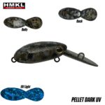 HMKL INCH Crank DR Custom Painted 25mm - 2g : Culoare - Pellet Dark UV