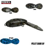 HMKL INCH Crank MR Custom Painted 25mm - 1.6g : Culoare - Pellet Dark UV