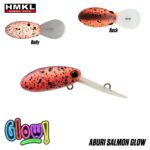 HMKL INCH Crank MR Custom Painted 25mm - 1.6g : Culoare - Aburi Salmon Glow