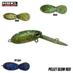 HMKL INCH Crank MR Custom Painted 25mm - 1.6g : Culoare - Pellet Glow Red