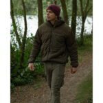 Jacketa Korda Insulated Dooded Dark Olive Marimea M - imagine 6