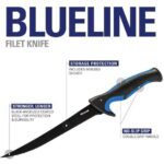 Cutit Mustad Pentru Filetat Lama Teflonata 23.3 cm Blue +Teaca - imagine 2