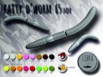 Naluca pastrav Fatty D'Worm Tournament 55mm *(12)  Libra Lures : Culoare - 035-pellet - imagine 37