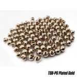 TUNGSTEN SLOTTED BEADS 2.8MM : Culoare - PLATED GOLD