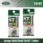YARIE TROUT HOOKS NO. 731 ST HOOK *(33 PIECES) : Marime - 8