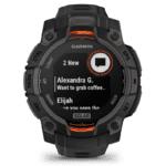 Ceas Inteligent Garmin Instinct Solar Twilight Curea Black 45 mm - imagine 4