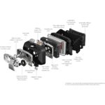 Lanterna Frontala Ledlenser HF8R Core Black 1600LM LI-ION  Cablu USB - imagine 6