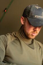 Bluza Korda Mock Neck Thermal Ls Shirt Dark Olive Marimea L - imagine 5