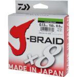 Fir Textil Daiwa J-braid X8 Chartreuse 0.10 mm 6 kg 300 m