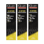 Carlige Legate Gamakatsu XS Method Hair Rig Bayonet Nr.12 , Fir 0,21mm/10cm 8 Buc / Plic - imagine 2