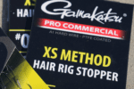 Carlige Legate Gamakatsu XS Method Hair Rig Stop Nr.8 , Fir 0,25mm/15cm 8 Buc / Plic