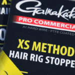 Carlige Legate Gamakatsu XS Method Hair Rig Stop Nr.8 , Fir 0,25mm/15cm 8 Buc / Plic