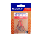 Carlige Mustad Montura Alpha Light Flash Double Nr.4 2 Buc / Plic - imagine 2