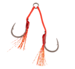 Carlige Mustad Montura Alpha Light Flash Double Nr.4 2 Buc / Plic