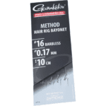 Carlige Legate Gamakatsu Method Hair Rig Bayonet Nr.16 , Fir 0,17mm/10cm 8 Buc / Plic