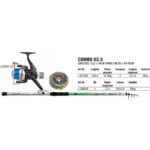 Lanseta Telescopica Universal 3,60M+Mulineta Shiver  40+Fir Combo Lineaeffe