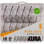 Carlige Korda Kamakura Wide Gape Barbless Nr.5 10 Buc / Plic