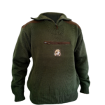 Pulover Troyer Verde Cu Broderie Mar.M