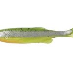 Shad Fat Minnow T-Tail 9Cm/7G Fluo Green Silver 4Buc/Pl