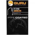 Carlige Guru F1 Eyed Barbless Nr.18 10Buc/Plic