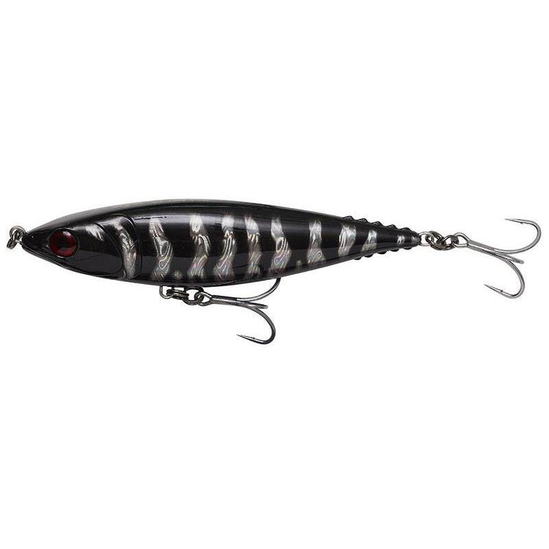 5502d7ab93b2d24295e02f241a5c2d06.jpg Vobler 3D Mack Stick 17Cm/88G Sinking Black Tiger - imagine 1