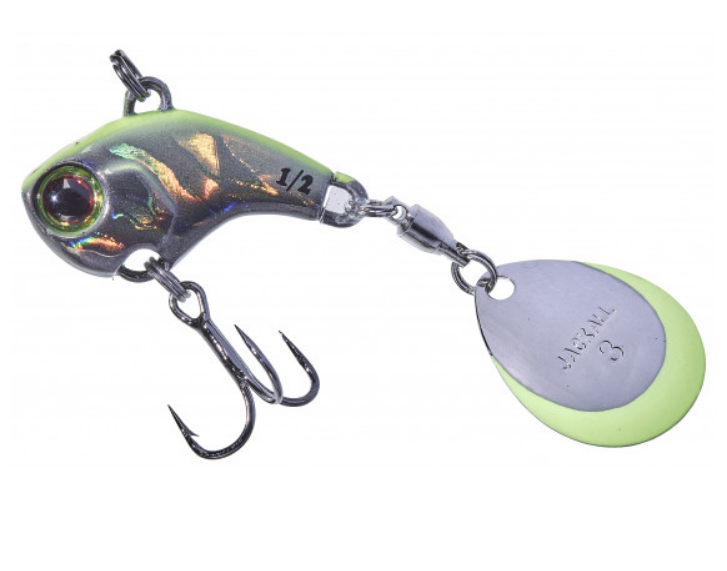 719cfae99fedb80313c8b98509ecf08f.png SPINNER ILLEX DERACOUP 3/4OZ/21G SILVER CHARTREUSE BACK - imagine 1