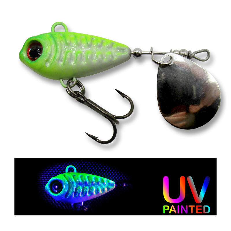 7f1060fffbe1b55f453f33ba21e6d578.jpg SPINNER SKELETONIK PRO WHITE/CHARTREUSE 24G - imagine 1