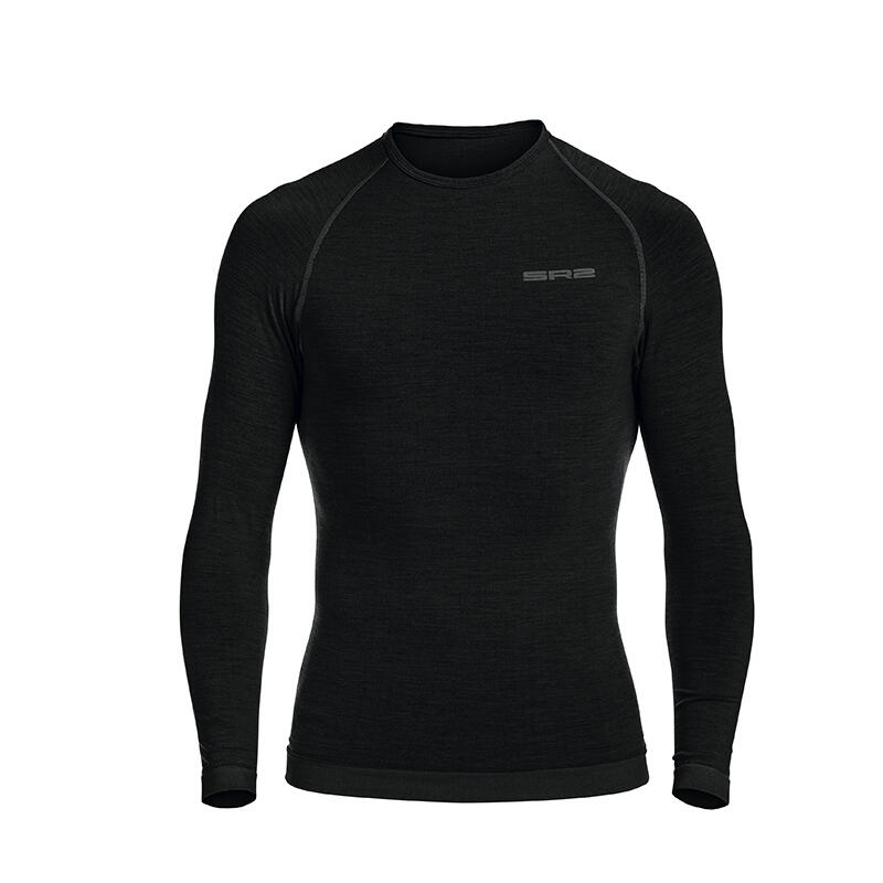 9a173d1d814c54e50ce03ec36a051b12.jpg Bluza First-Layer Aero2 Black Lana 81% Mar.Xl - imagine 1