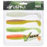 Xx Soft Bait Gunki Peps Dark Water Kit 9Cm 4Buc/Pl