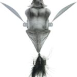 3D Bat 10Cm/28G Grey